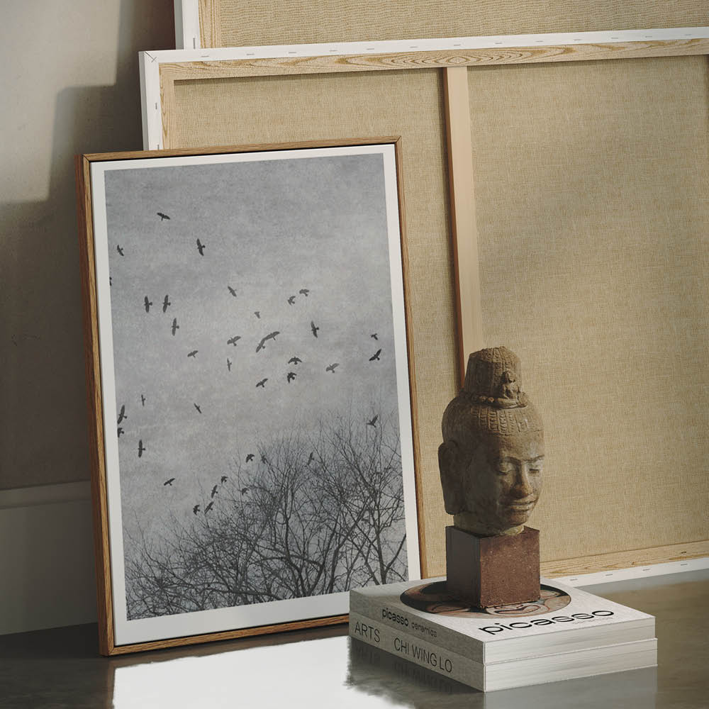 Poster & Frame Ingrey Studio Juliste 50x70 cm Crows