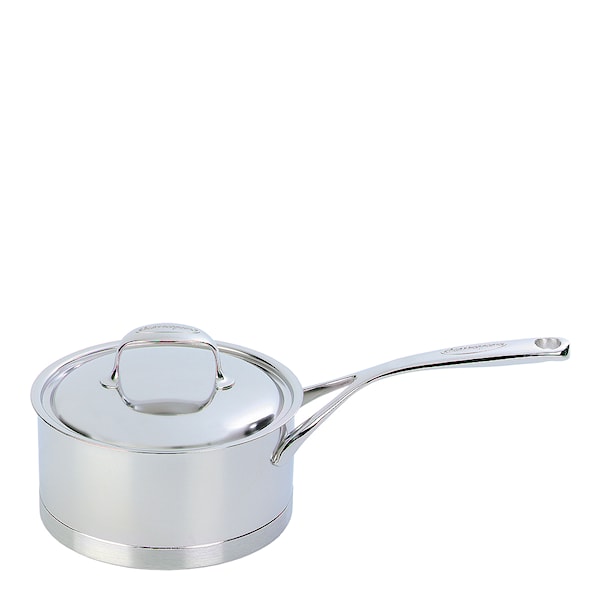 Atlantis 7 kastrull med lock 18 cm 2,2 L rostfritt stål