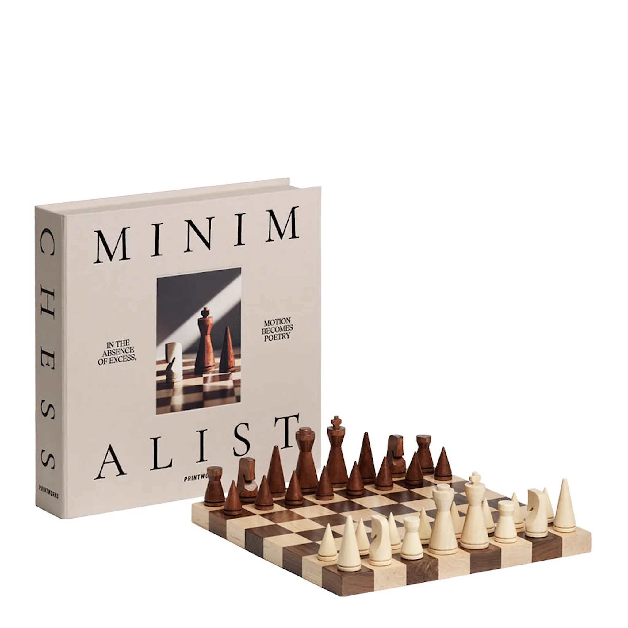 Printworks The Minimalist schackspel i trä
