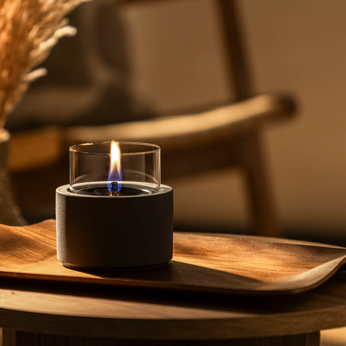 Tenderflame Lilly bordlykt 12 0,25L mørk grå