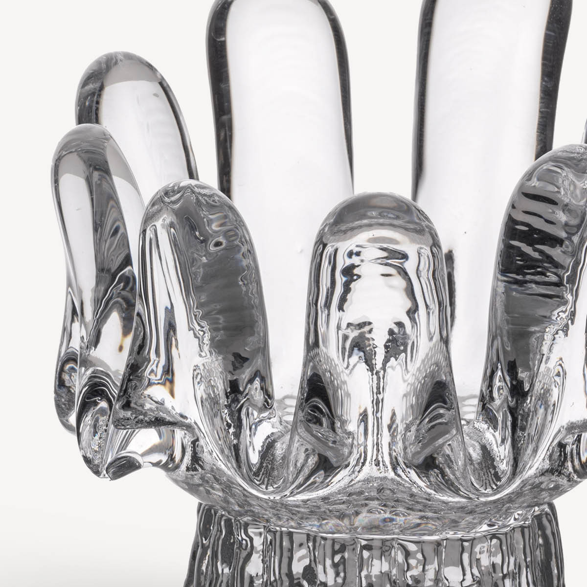 Kosta Boda Sunflower lyslykt 9,2 cm klar