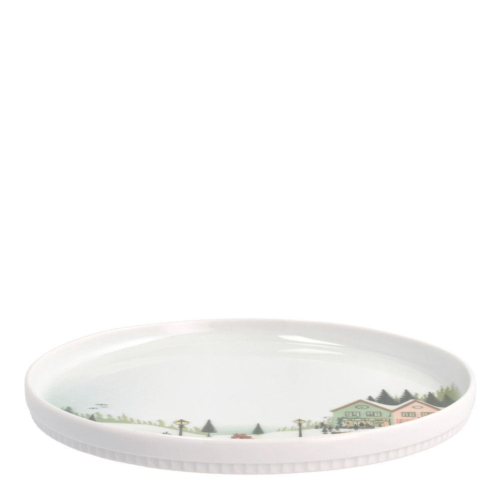 Pillivuyt Vinter Tallrik 20 cm Vit