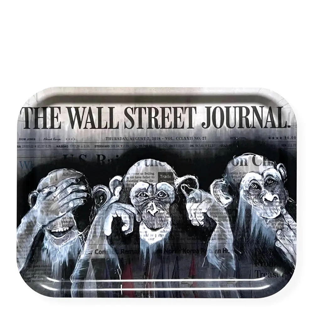 Tarjotin The Three Wise Monkeys 33x43 cm
