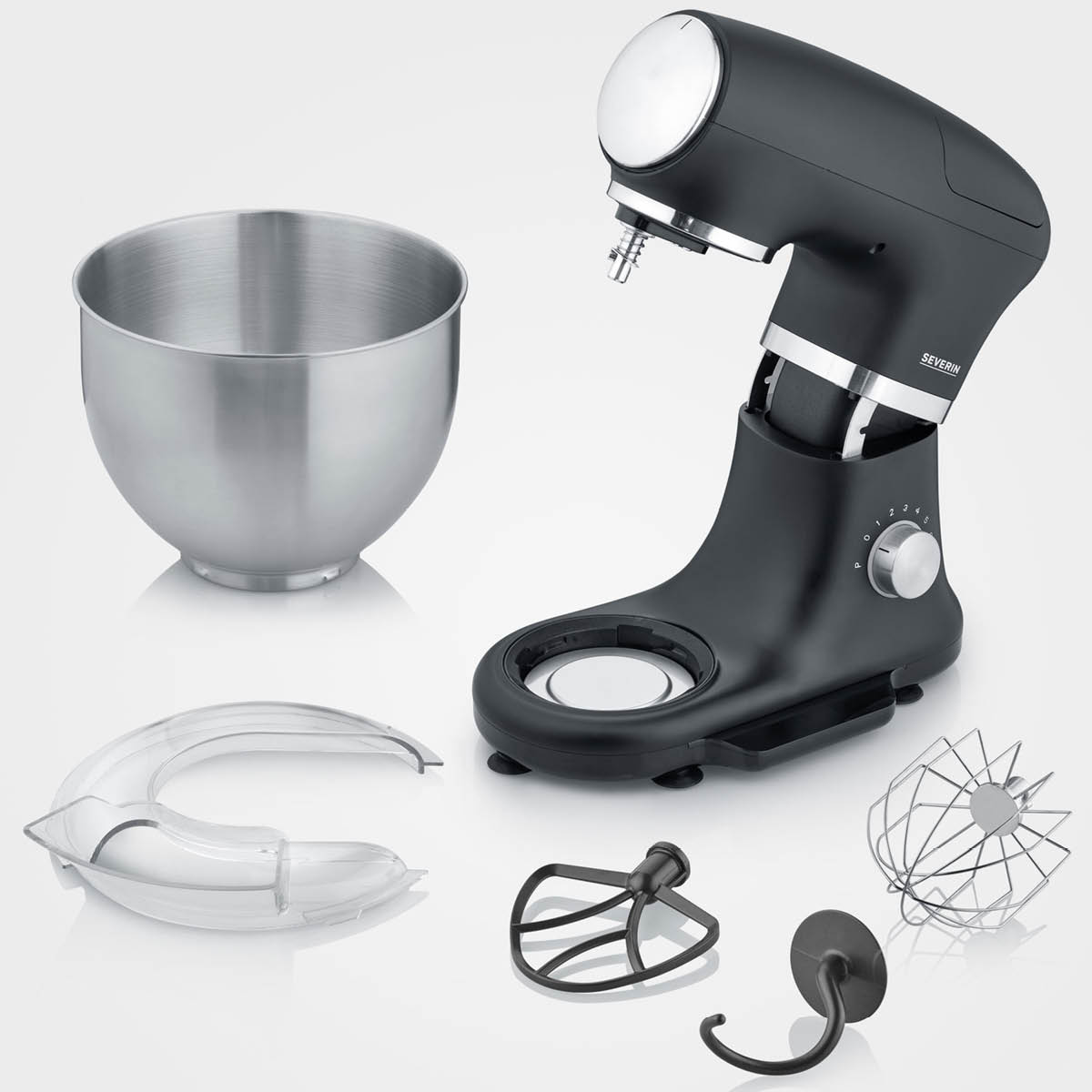 Severin Keittiökone KM3898 5,5L 1000W musta