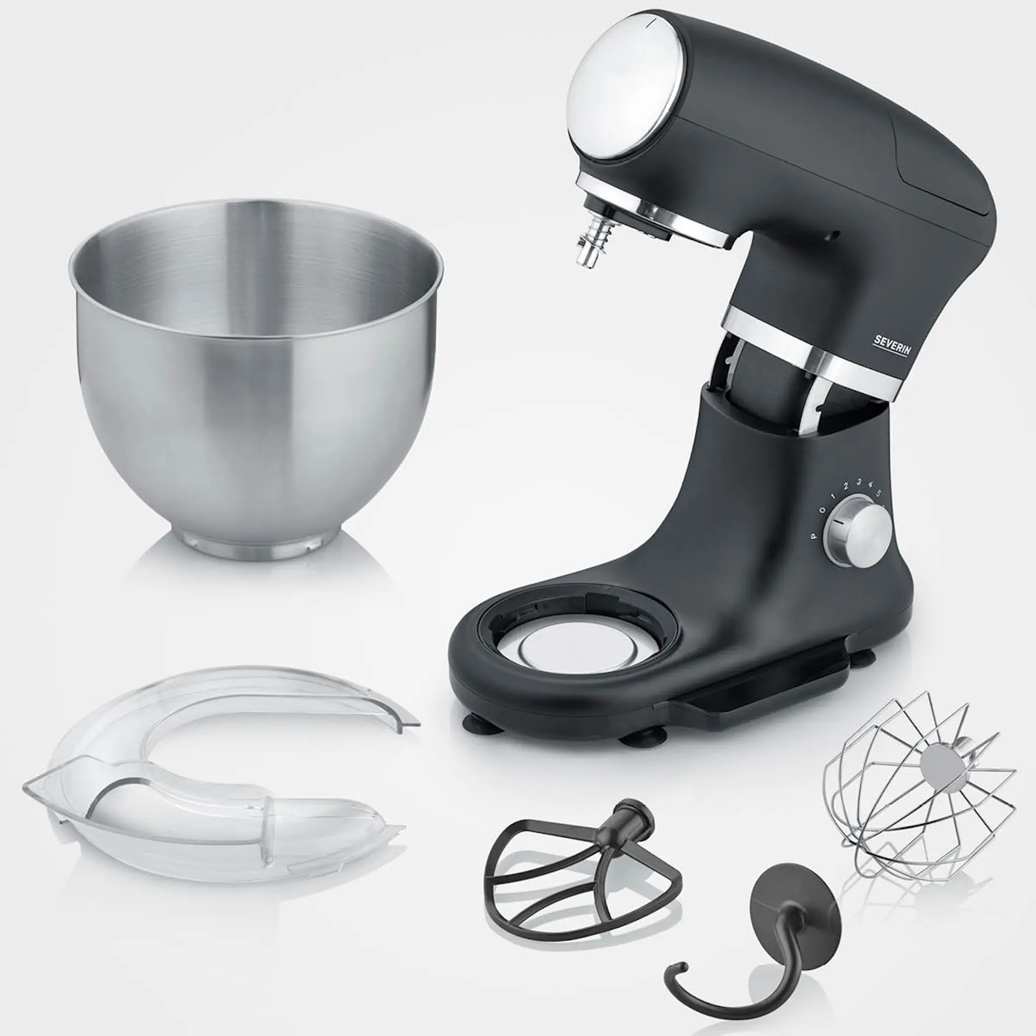 Severin Köksmaskin KM3898 5,5 L 1000W svart