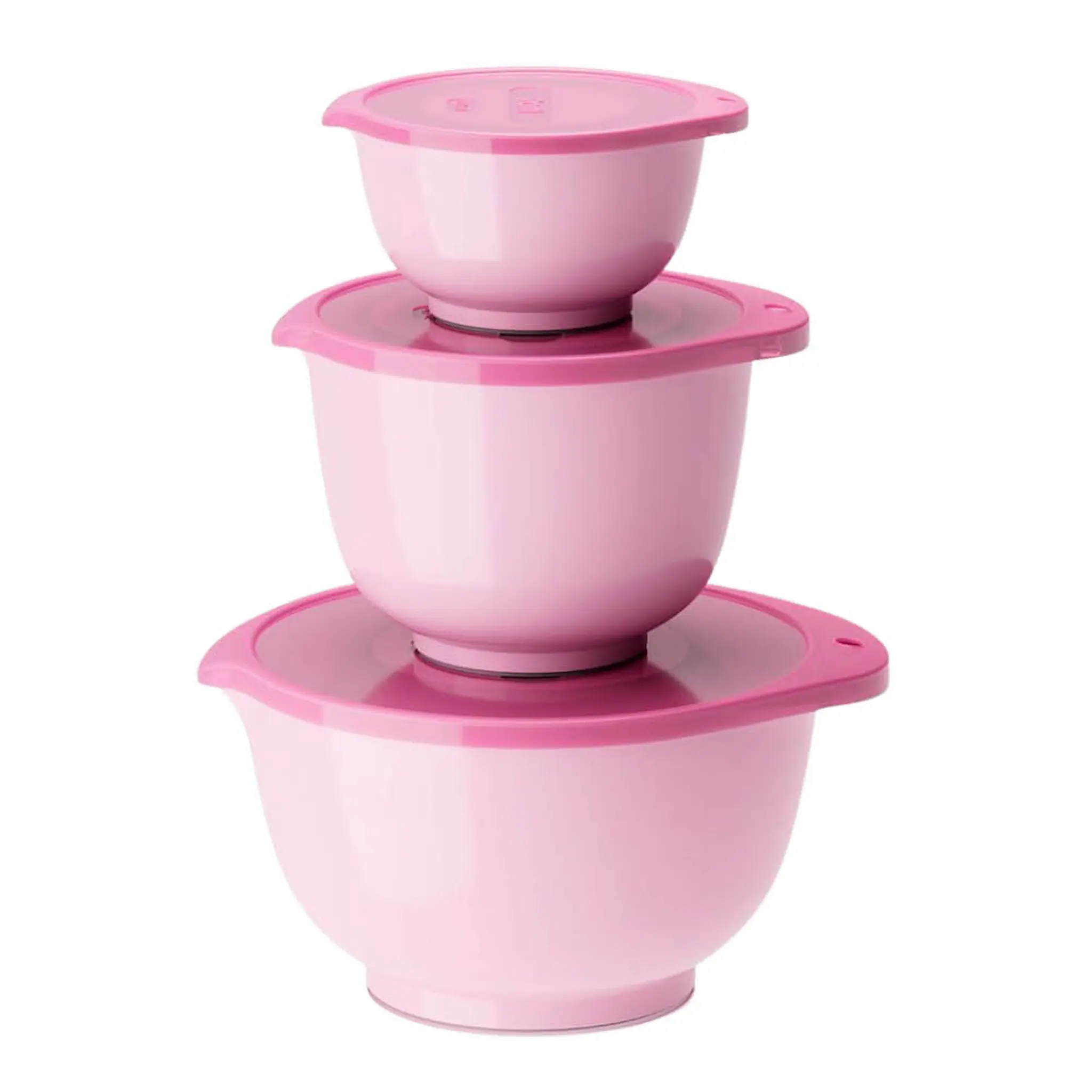 Rosti Margrethe skålset 0,5 +1,5 +3 L Rosa Bandet
