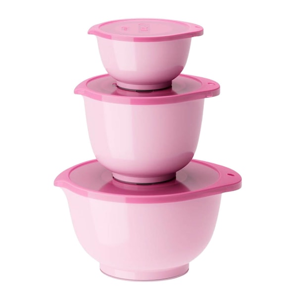 Margrethe skålset 0,5 +1,5 +3 L Rosa Bandet