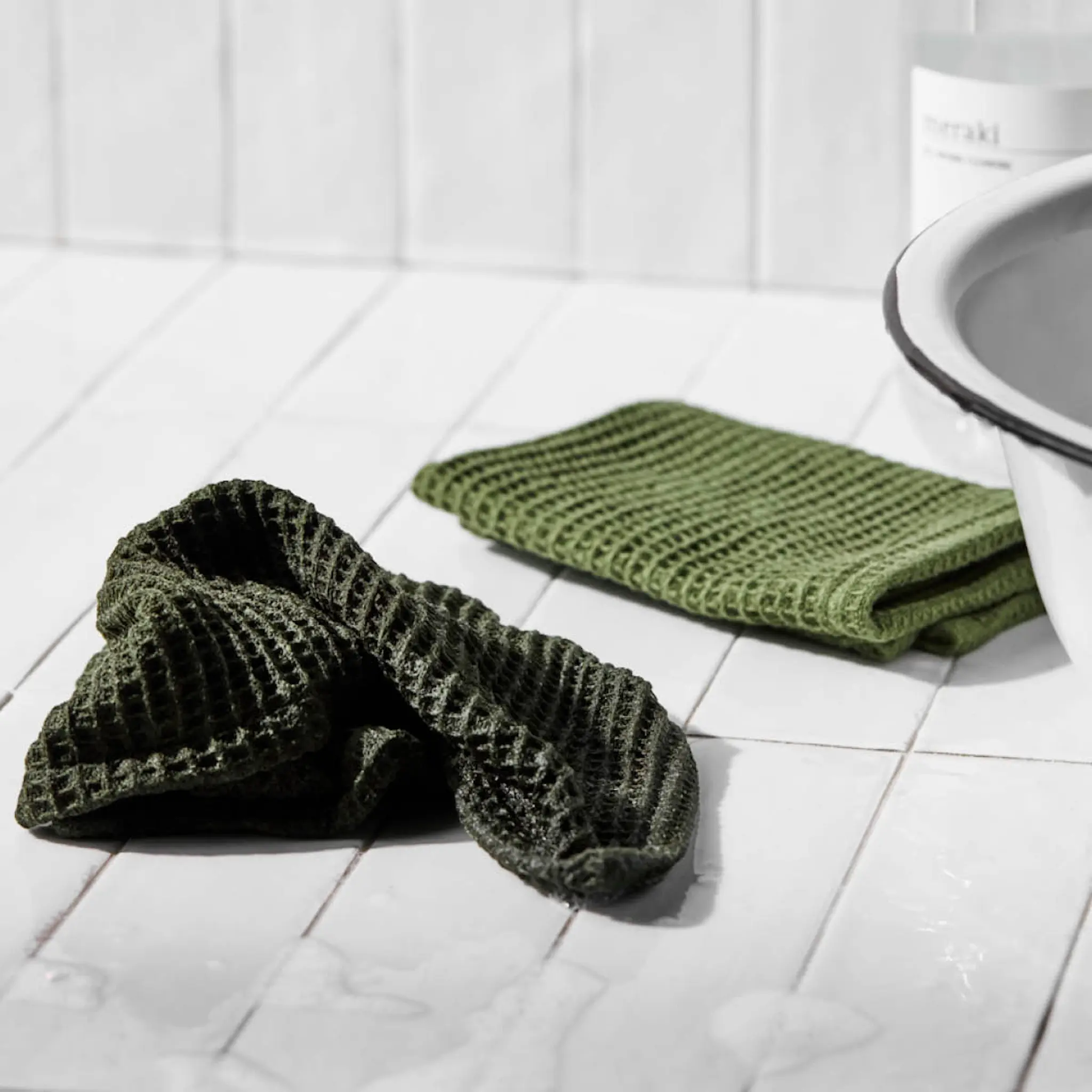 Meraki Meraki Tiskirätti 30x30 cm 2 kpl Vihreä