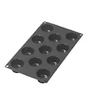 Silikonform för mini-muffins 11 hål svart