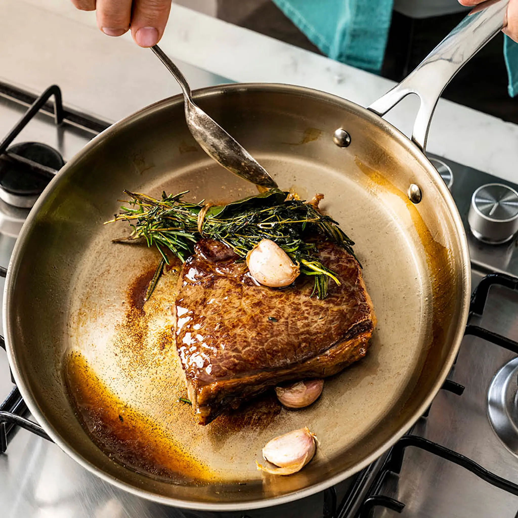 Jamie Oliver Cook Smart stekpanna 28 cm rostfritt stål