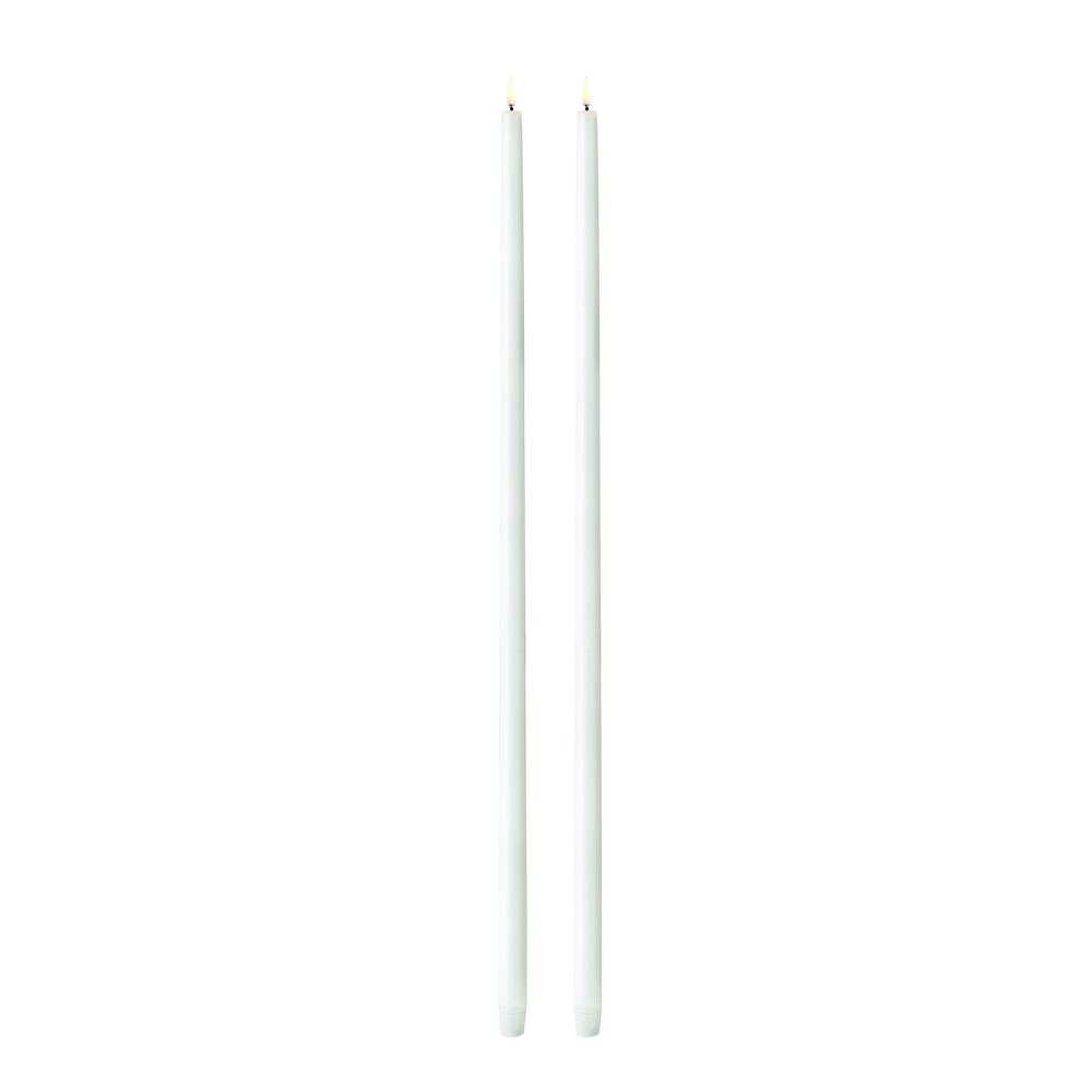 Uyuni Lighting - LED Antiikkikynttilä 2,3x75 cm 1 kpl Valkoinen