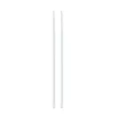 Högt LED antikljus 1-pack 2,3x75 cm vit