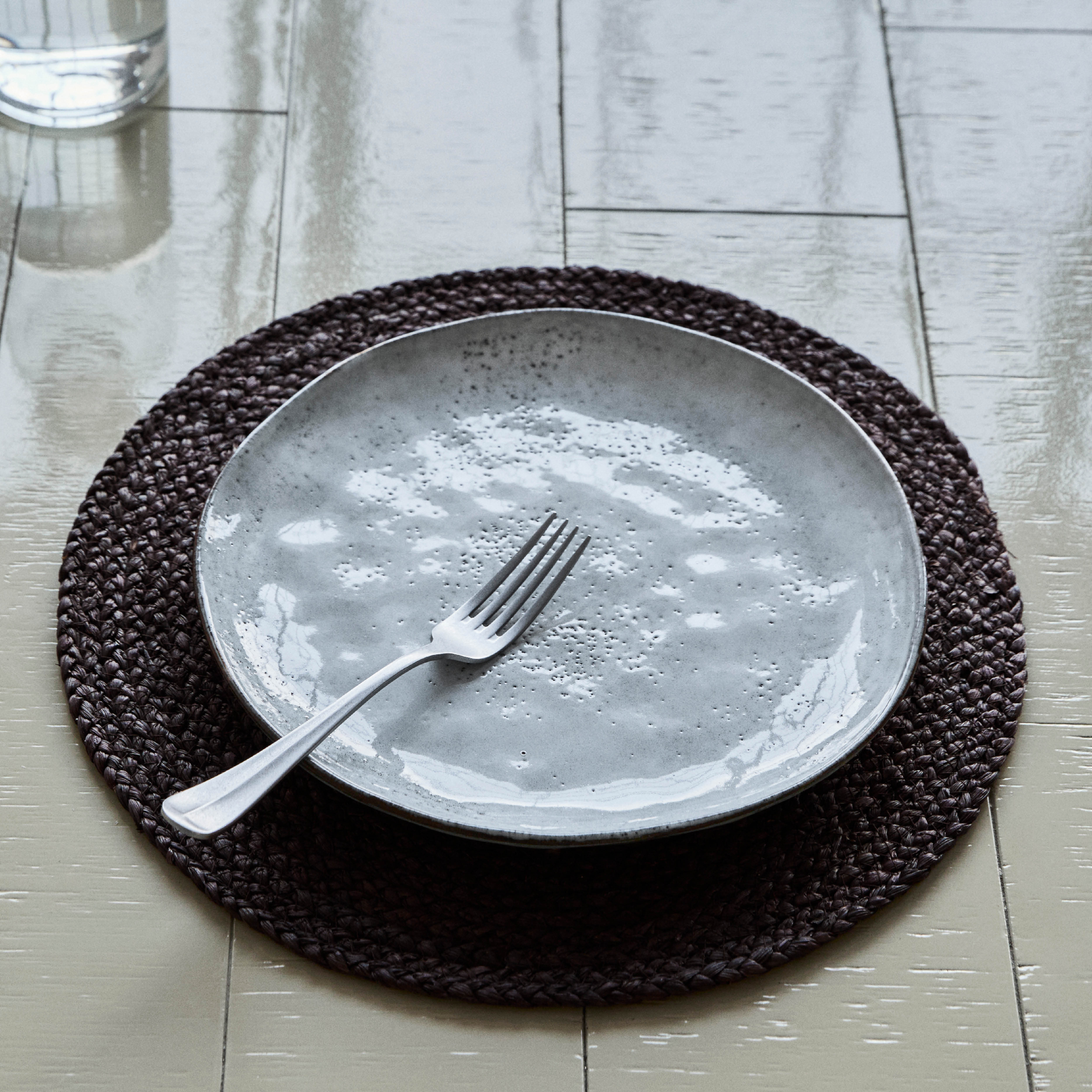 House Doctor Circle pöytätabletti 38 cm 4 kpl suklaa