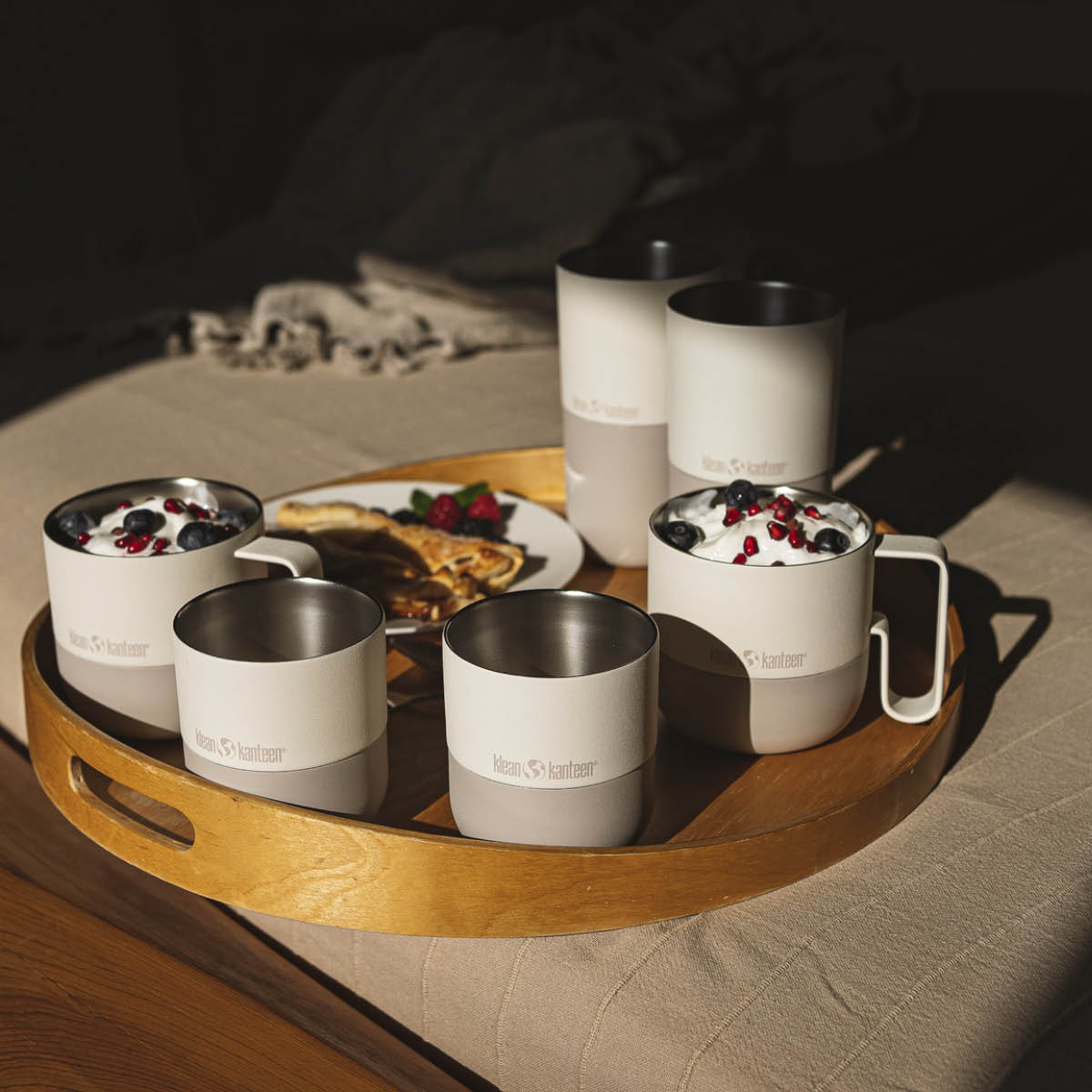 Klean Kanteen Rise Lowball kopp 30 cl med flipplokk tofu