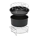 Easy Fry airfryer accessories XL svart