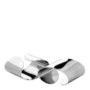 Servettring 2-pack blankt stål