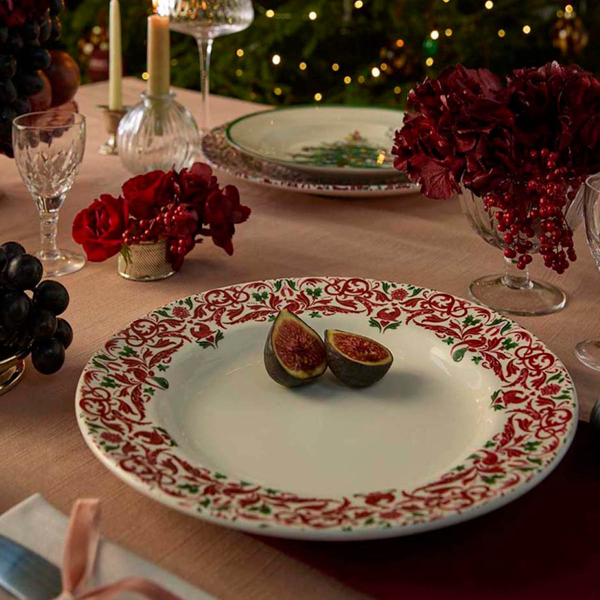 Spode Christmas Tree Yuletide undertallrik 27 cm