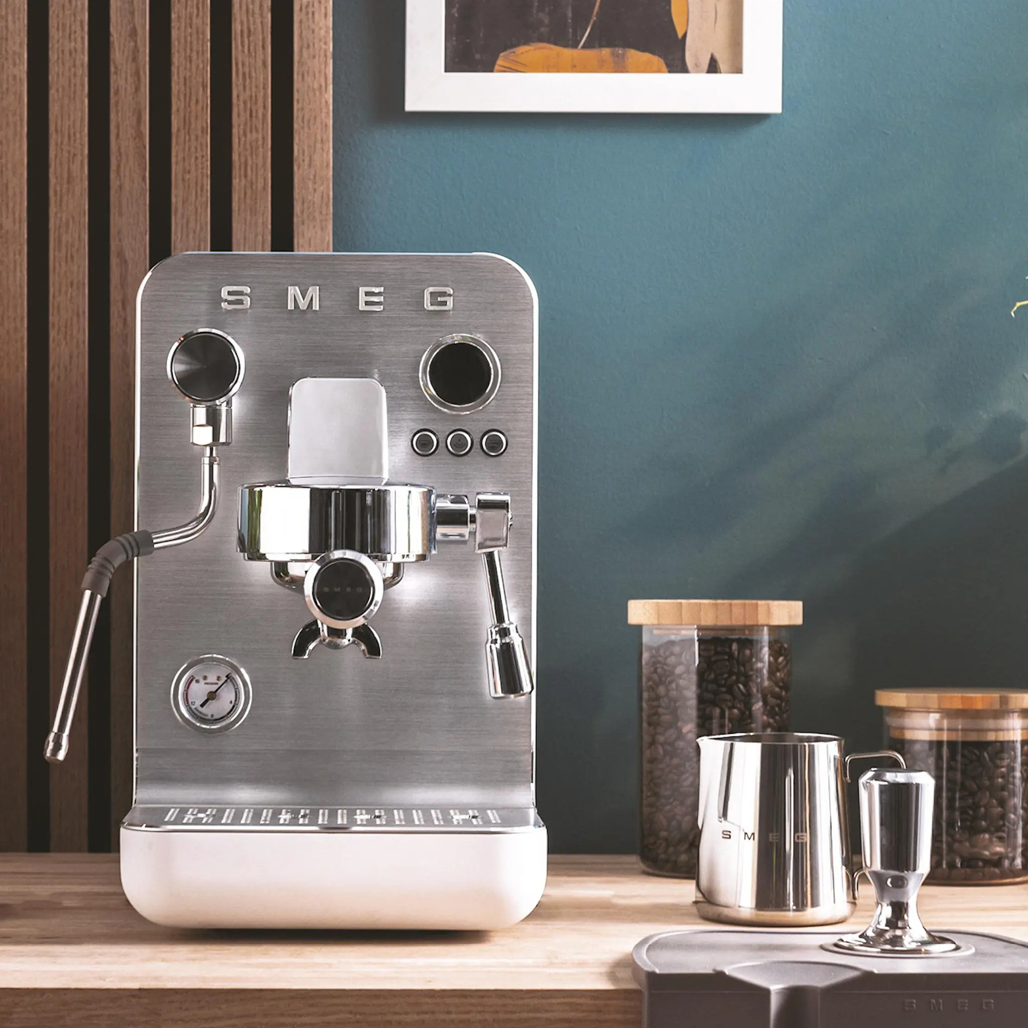 Smeg Minipro espressomaskin EMC02 1,7 L vit