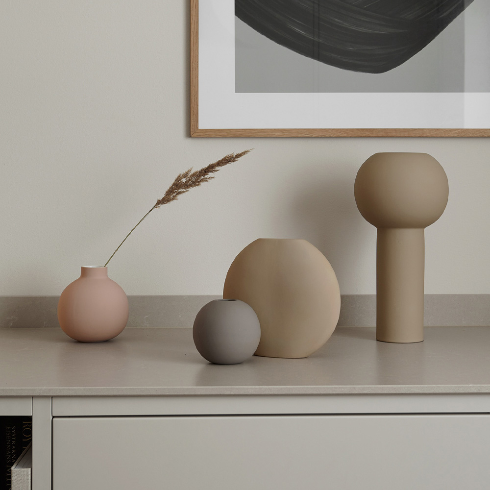 Cooee Pastille Maljakko 15 cm Hiekka