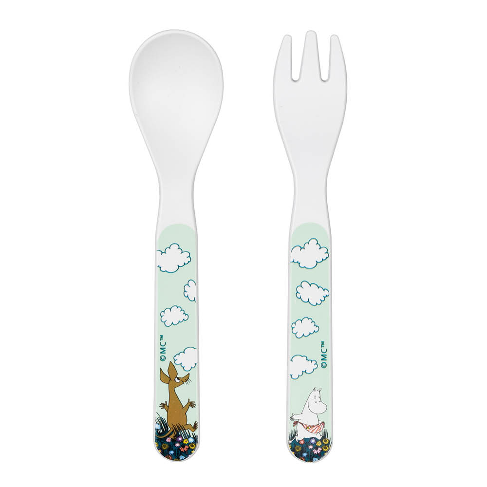 Rätt Start Mumin barnbestick 2 delar Äng grön