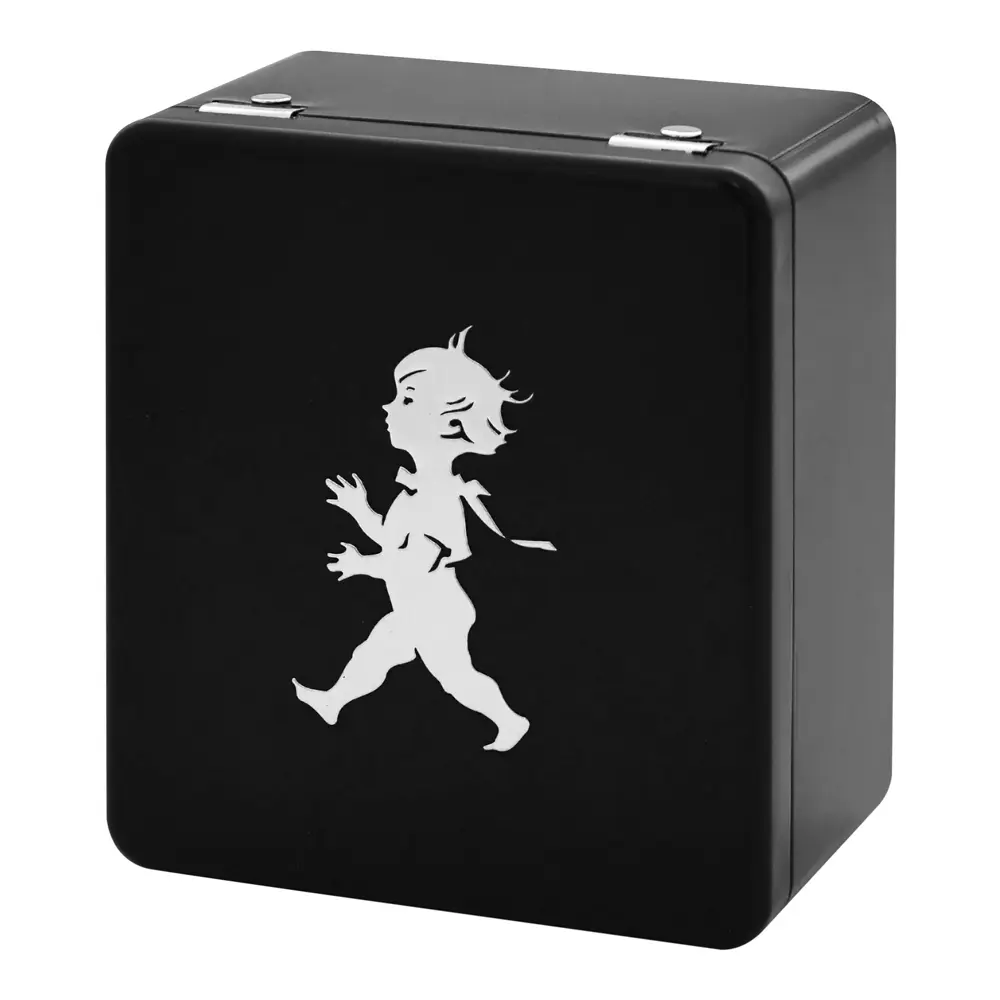 Teepurkki 4 lokeroa Mattamusta