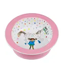 Pippi Långstrump tallrik med sugpropp Födelsedag vit