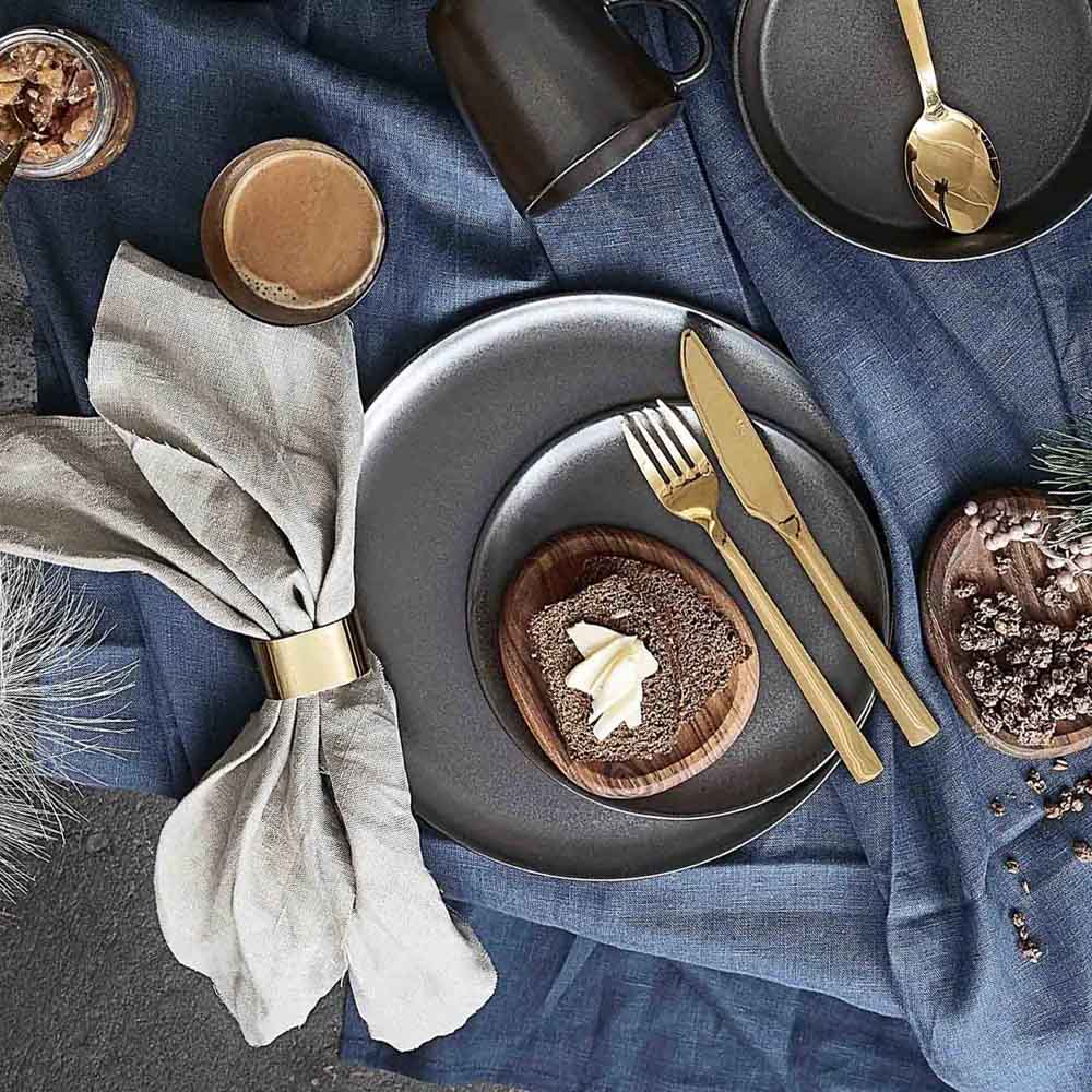 Aida RAW serviett 4 stk lysegrå