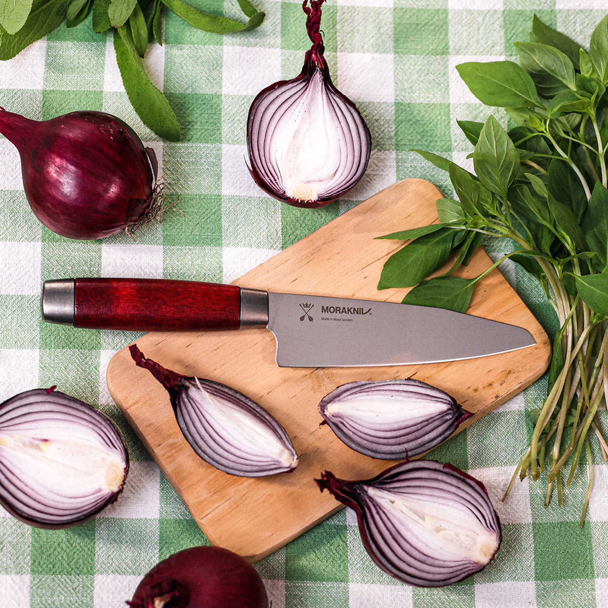 Morakniv Classic 1891 knivsett 2 stk rød bjørk