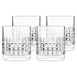 Mixolog Vattenglas/Whiskyglas 38 cl 4-pack Klar