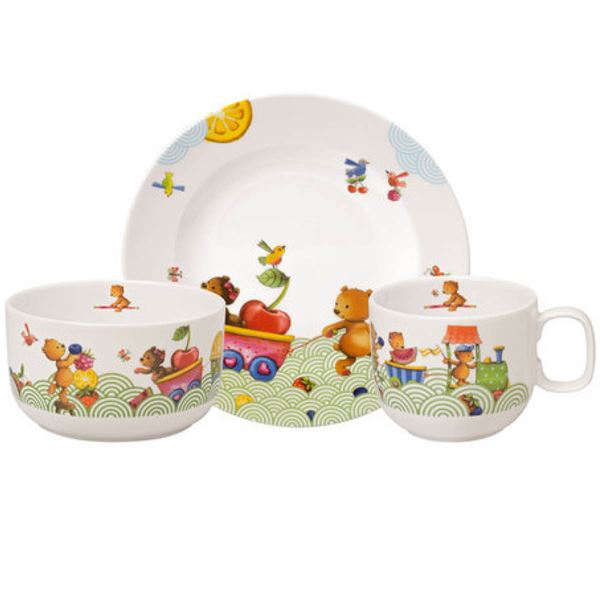 Villeroy & Boch Happy as a Bear Lasten astiasto 3 osaa