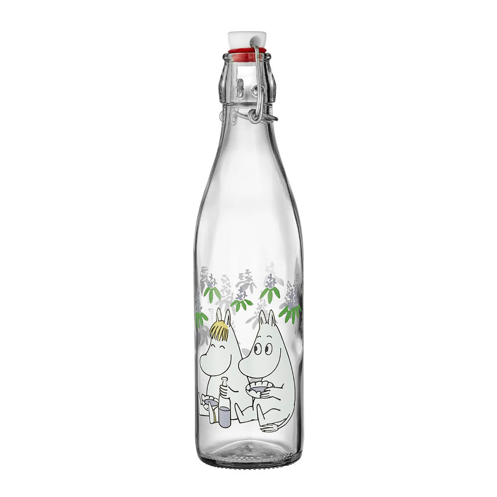 Muurla Mumin glasflaska Fläder 0,5 L