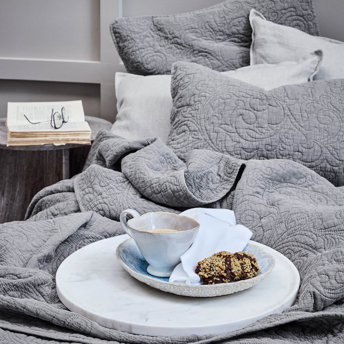 Lene Bjerre Efina putetrekk 50x50 cm grå