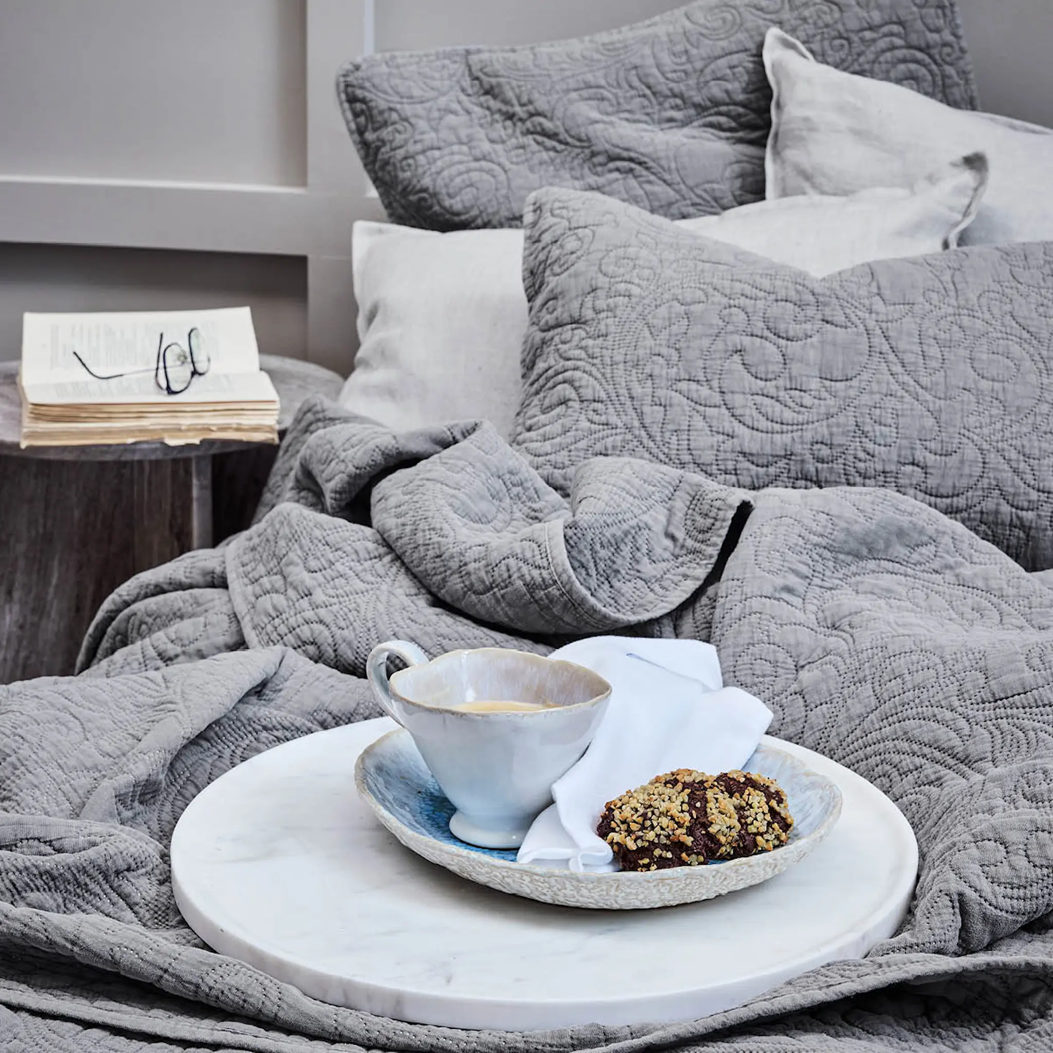 Lene Bjerre Efina putetrekk 50x50 cm grå