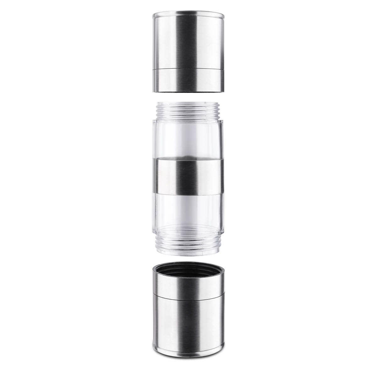 Karl Weis Salt-og pepperkvern dobbel 19x5,5x5,5 cm stål