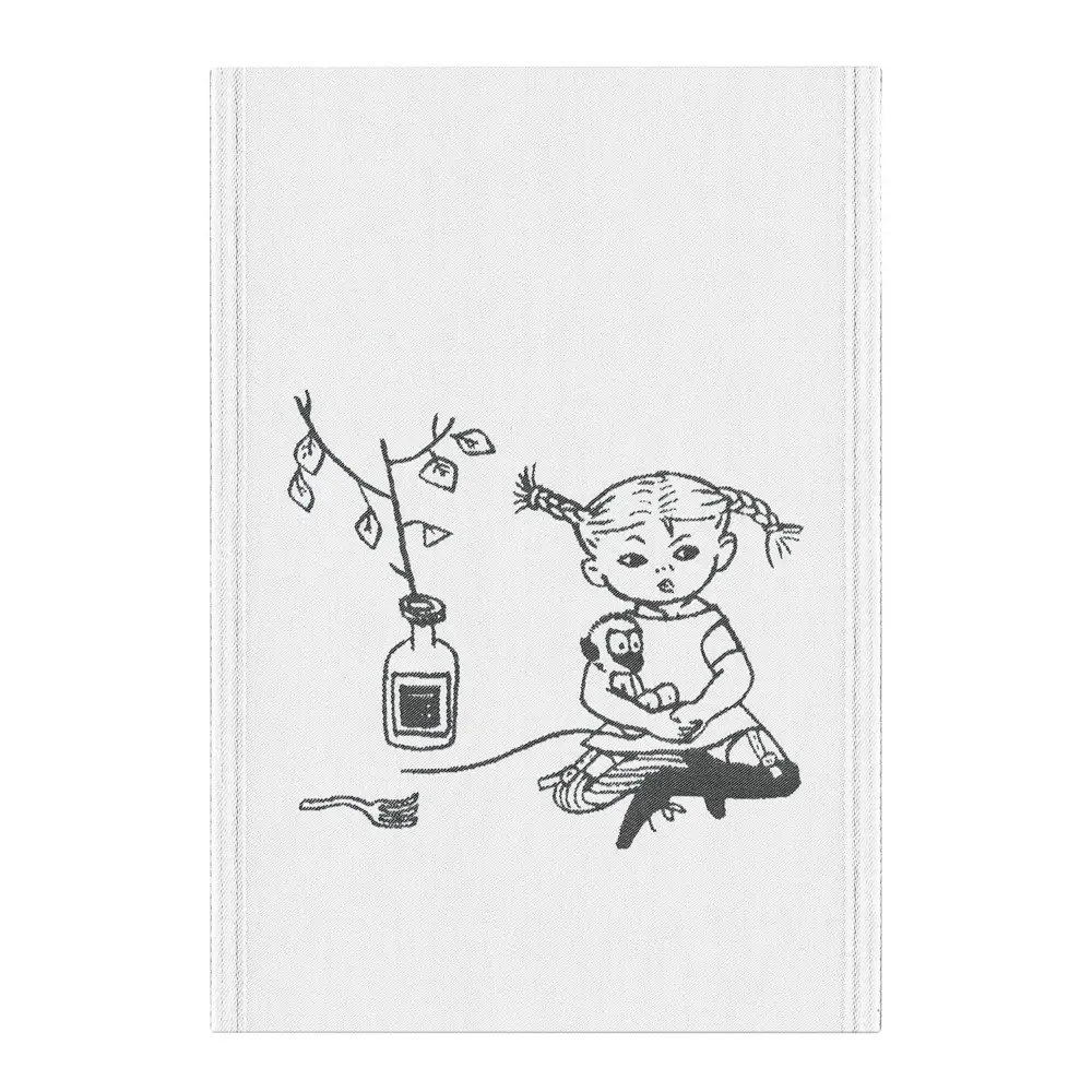 Pippi kjøkkenhåndkle 35x50 cm sukkerdrikke