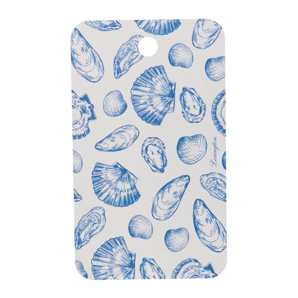 Lexington Skjærebrett 34x20 cm laminert dobbelsidig blå/hvit