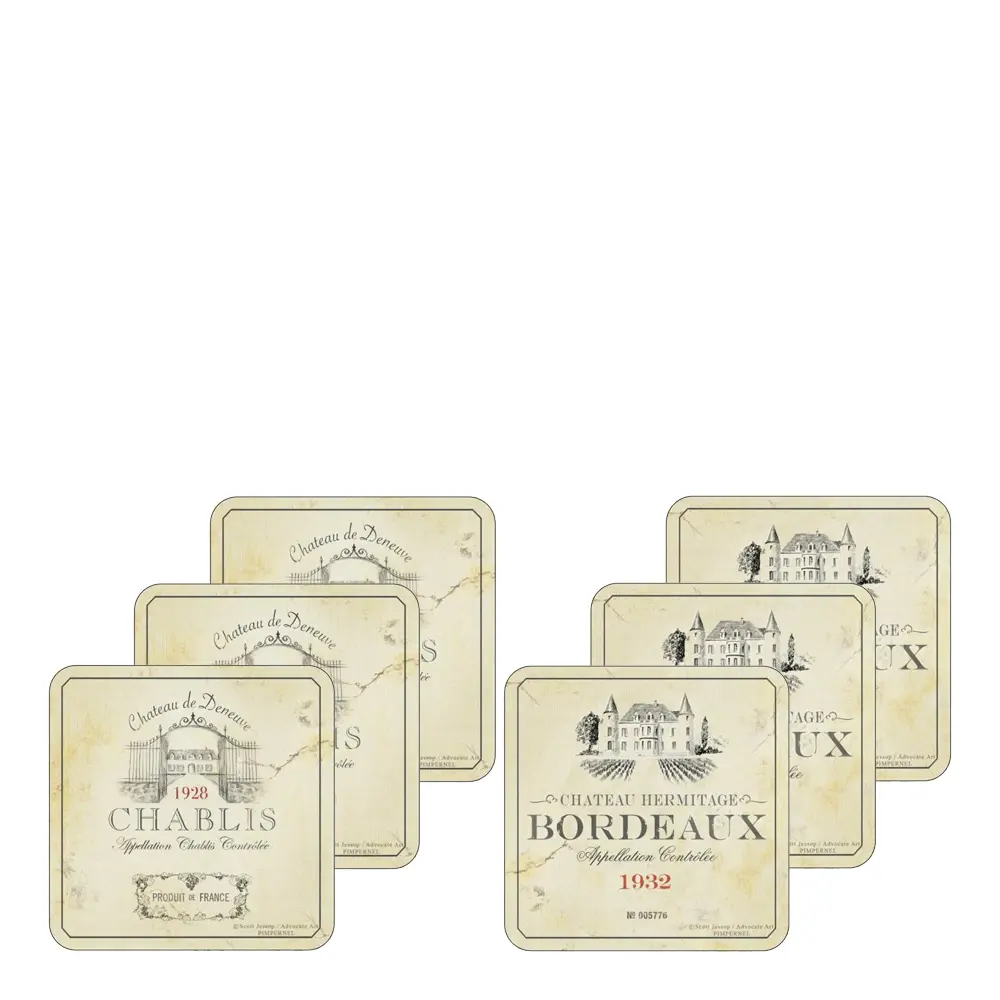 Vin de France Lasinalunen 6 kpl