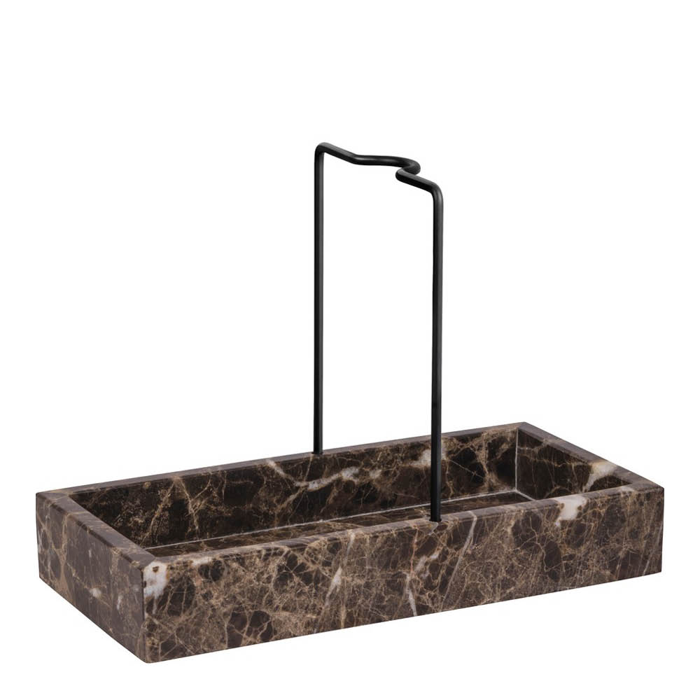 Mette Ditmer Marble diskorganiserare 23,5x17,5 cm brun