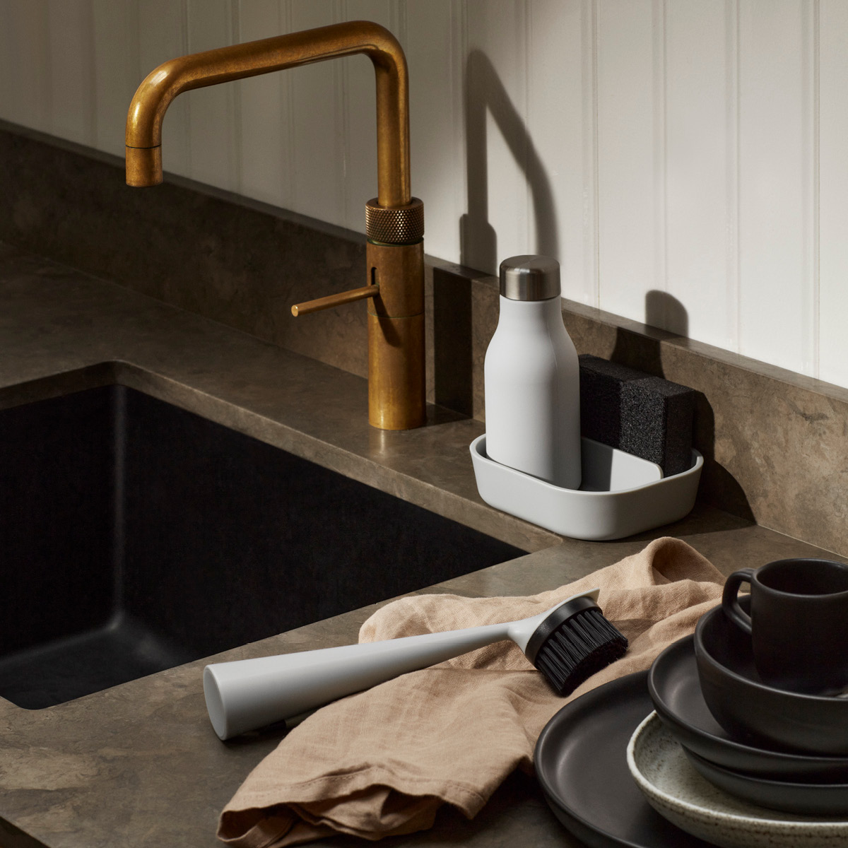 Eva Solo Oppvasksett marble grey