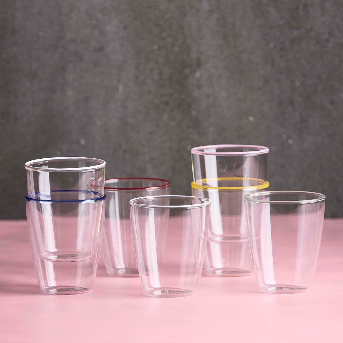 Aida - Life in colour Art vattenglas 29 cl mozzarella