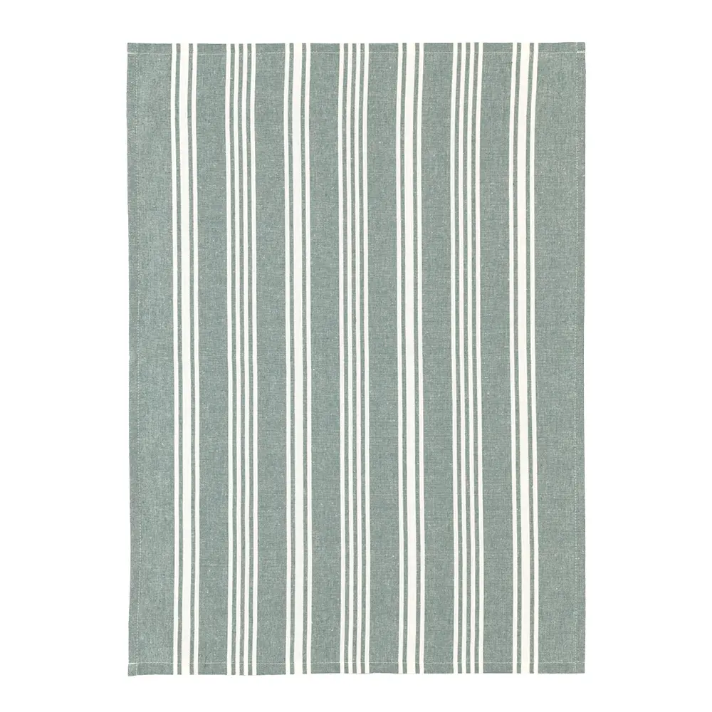Eco Stripe Keittiöpyyhe 70x50 cm Green Bay