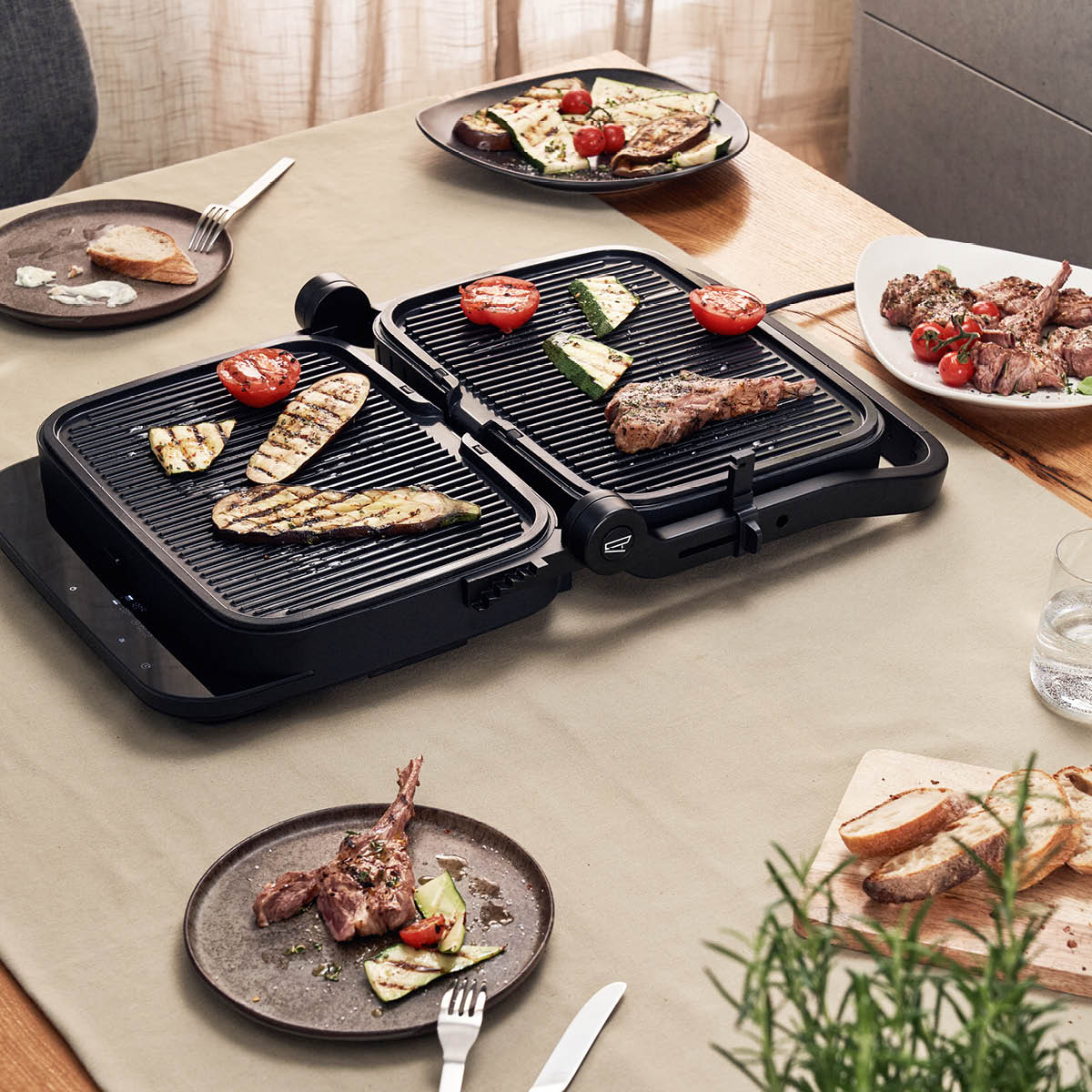 Zwilling Enfinigy kontaktgrill 40x32 cm 1840W svart