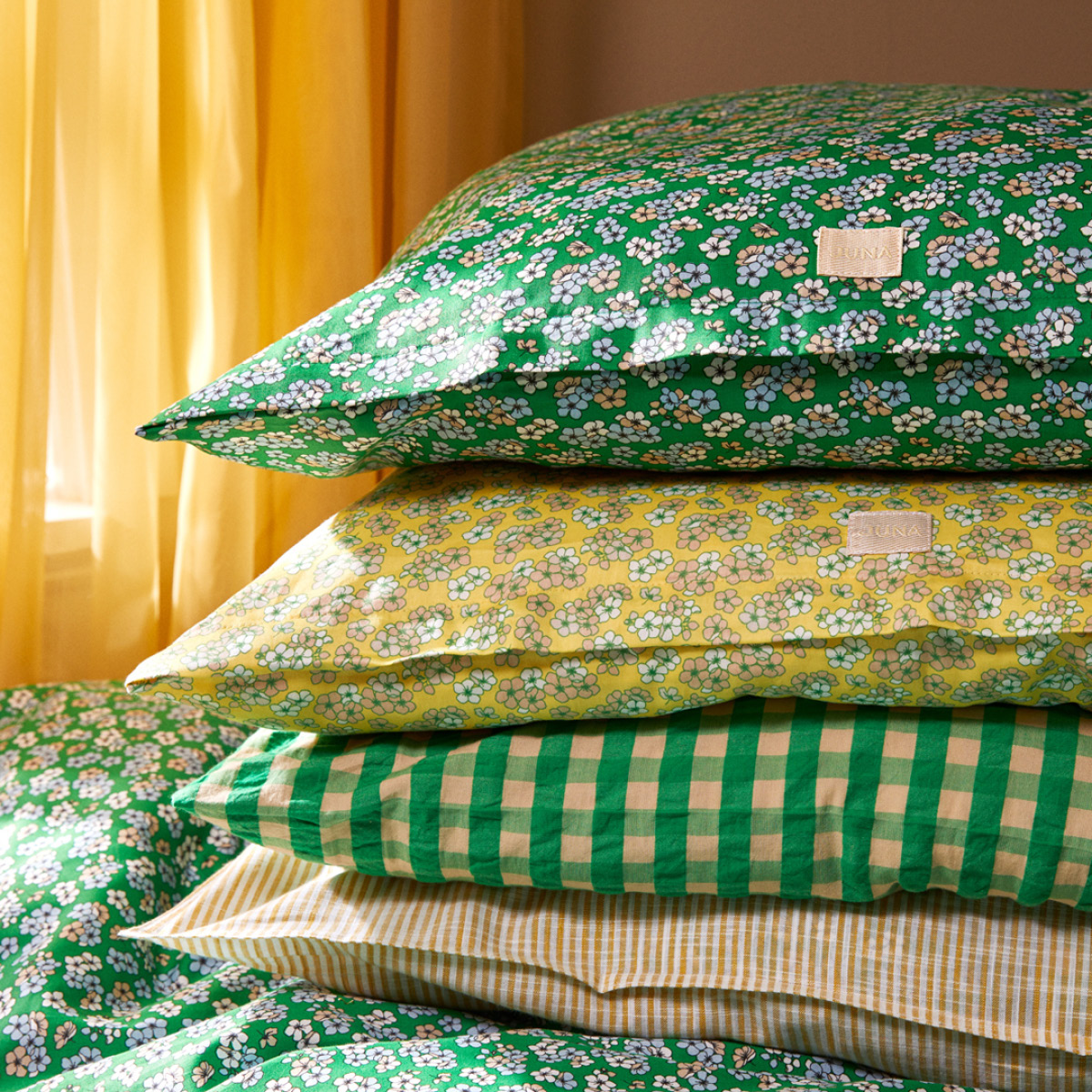 Juna Pleasantly Örngott 70x50 cm Gul