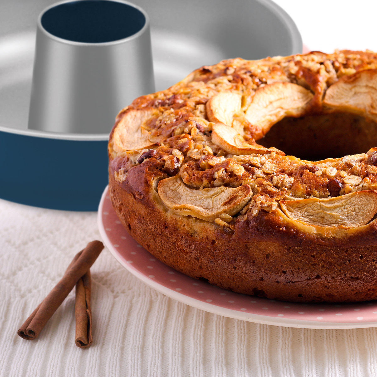 Guardini Xbake kakeform m/ kjegle 25 cm blå