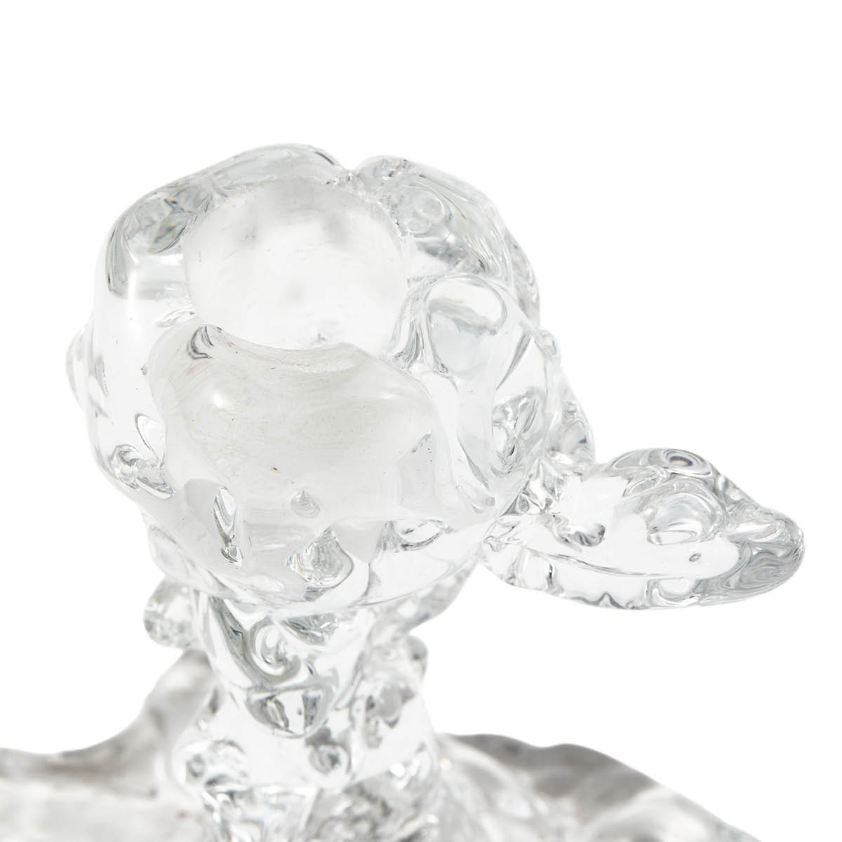 Pols Potten Drip ljusstake i glas 14 cm klar