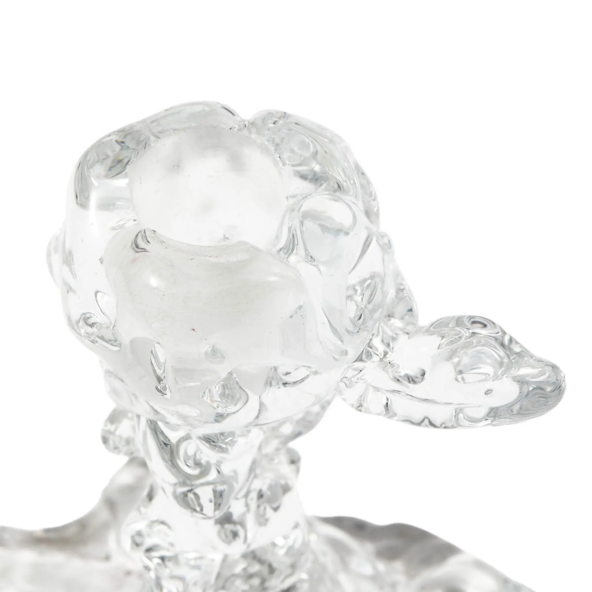 Pols Potten Drip ljusstake i glas 14 cm klar