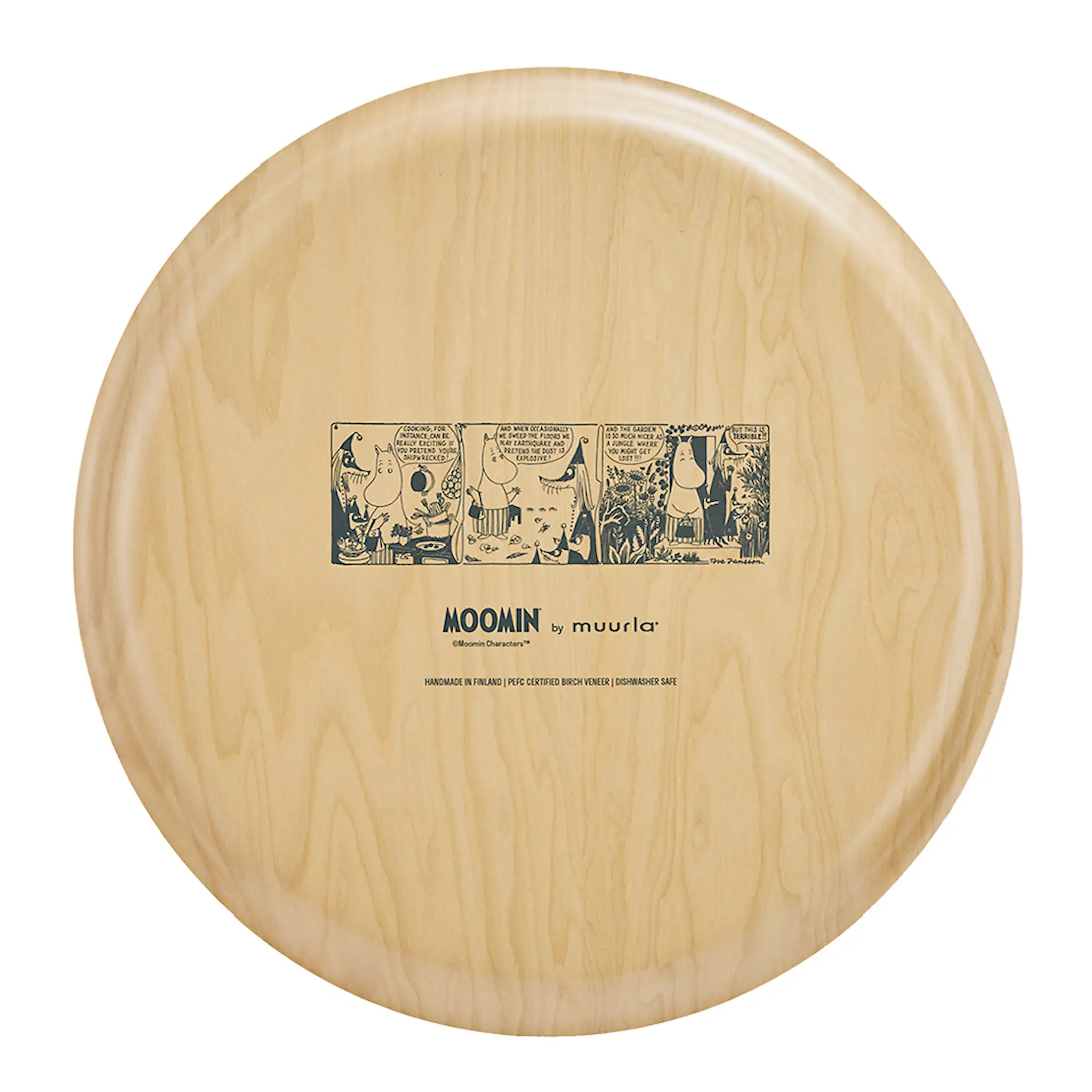 Muurla Mumin bricka 40x40 cm vild trädgård