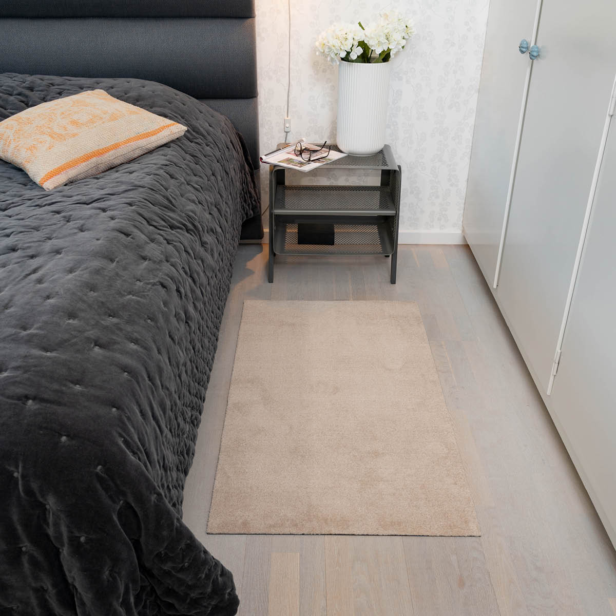 Tica Copenhagen Unicolor golvmatta 120x67 cm ivory