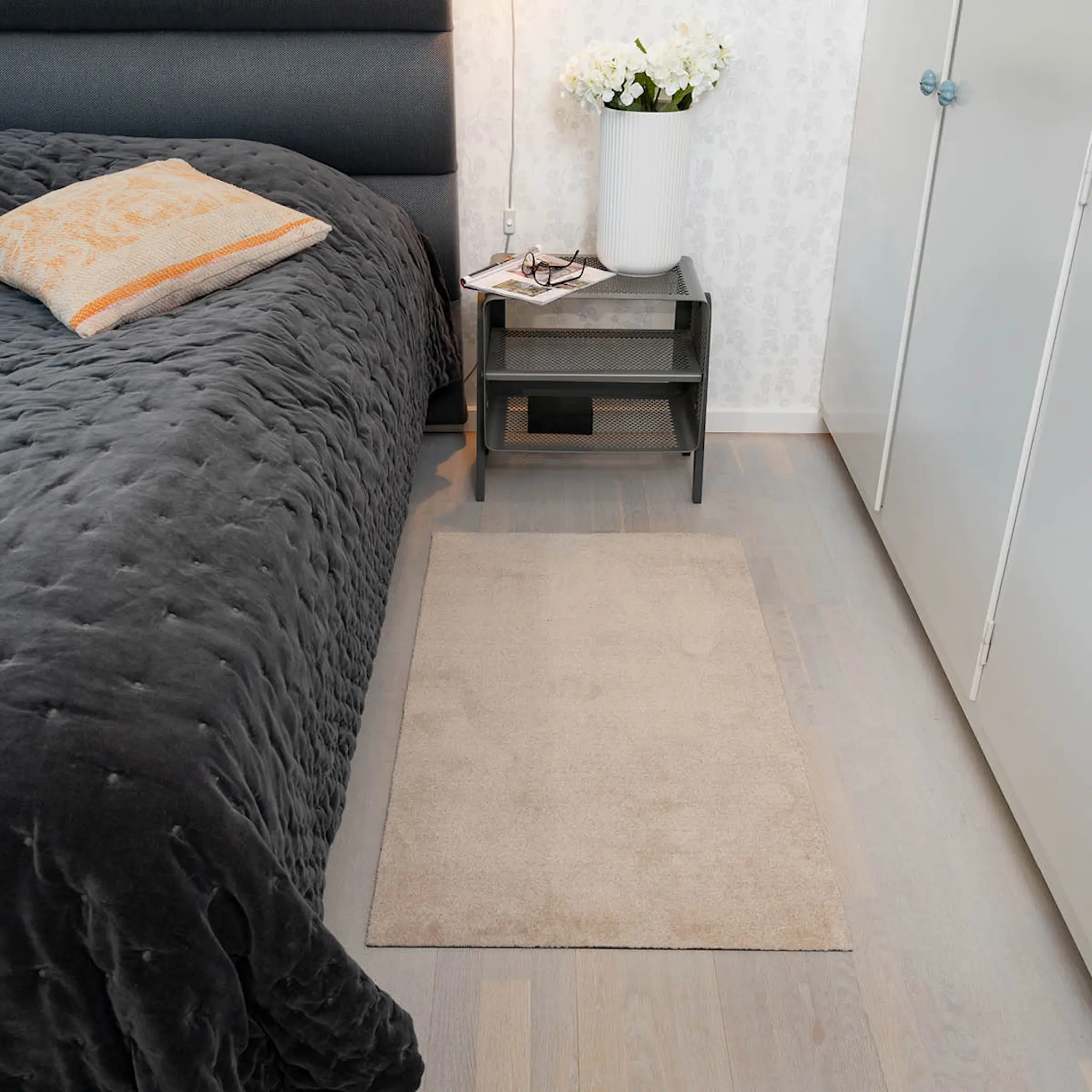 Tica Copenhagen Unicolor golvmatta 120x67 cm ivory