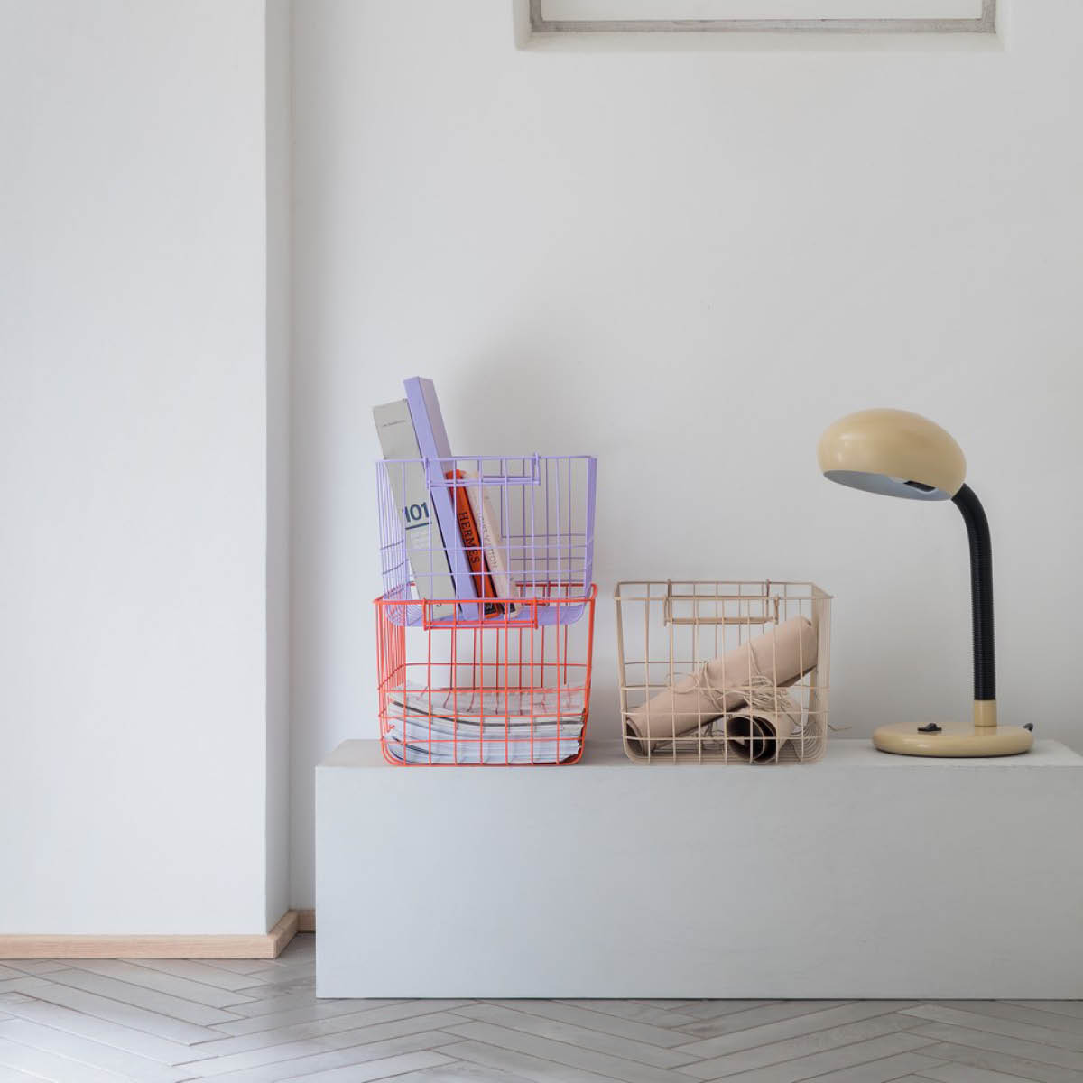 Mette Ditmer STORE-IT metallkorg 37x26x20 cm sand